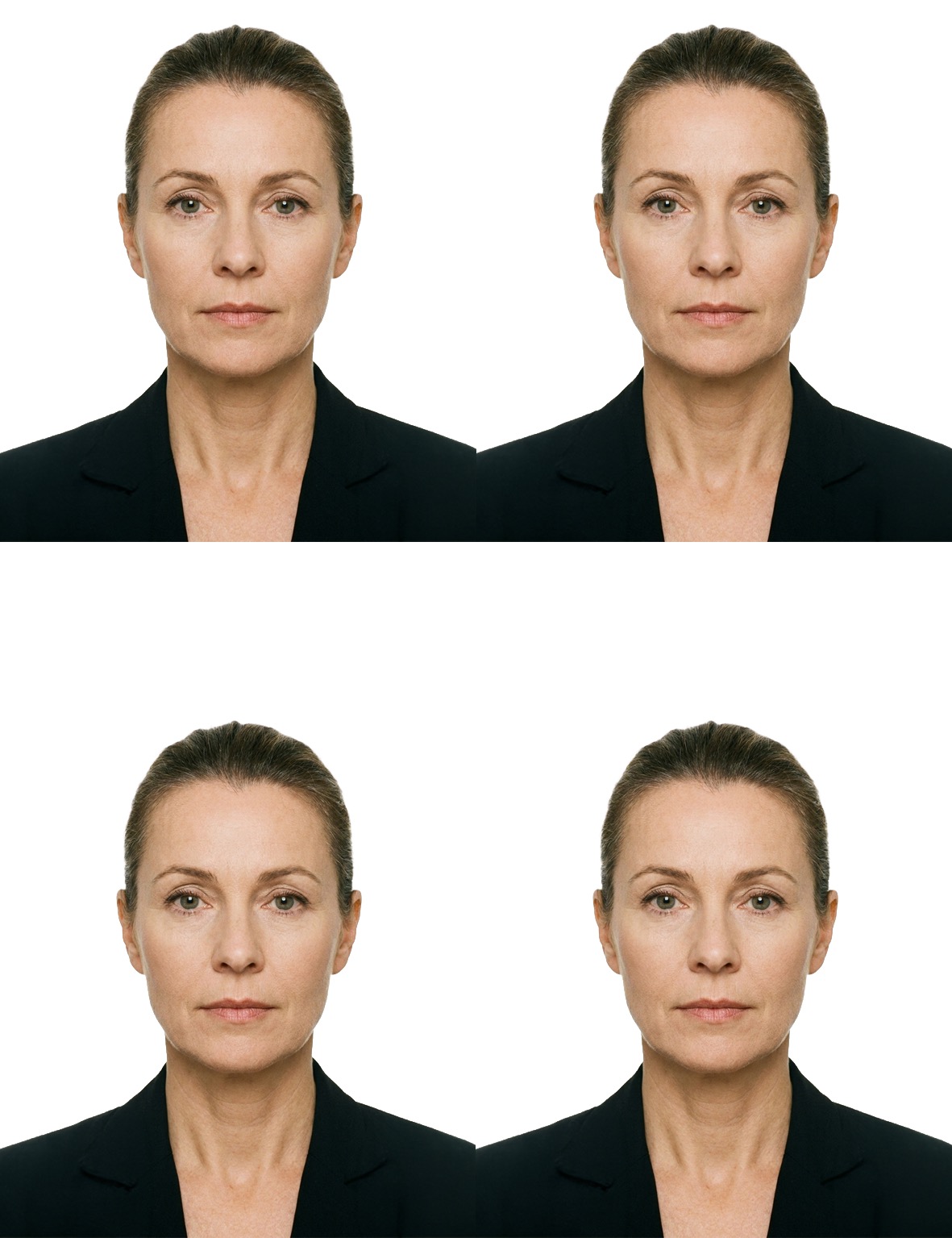 Vize ve biyometrik fotoğraf örneği